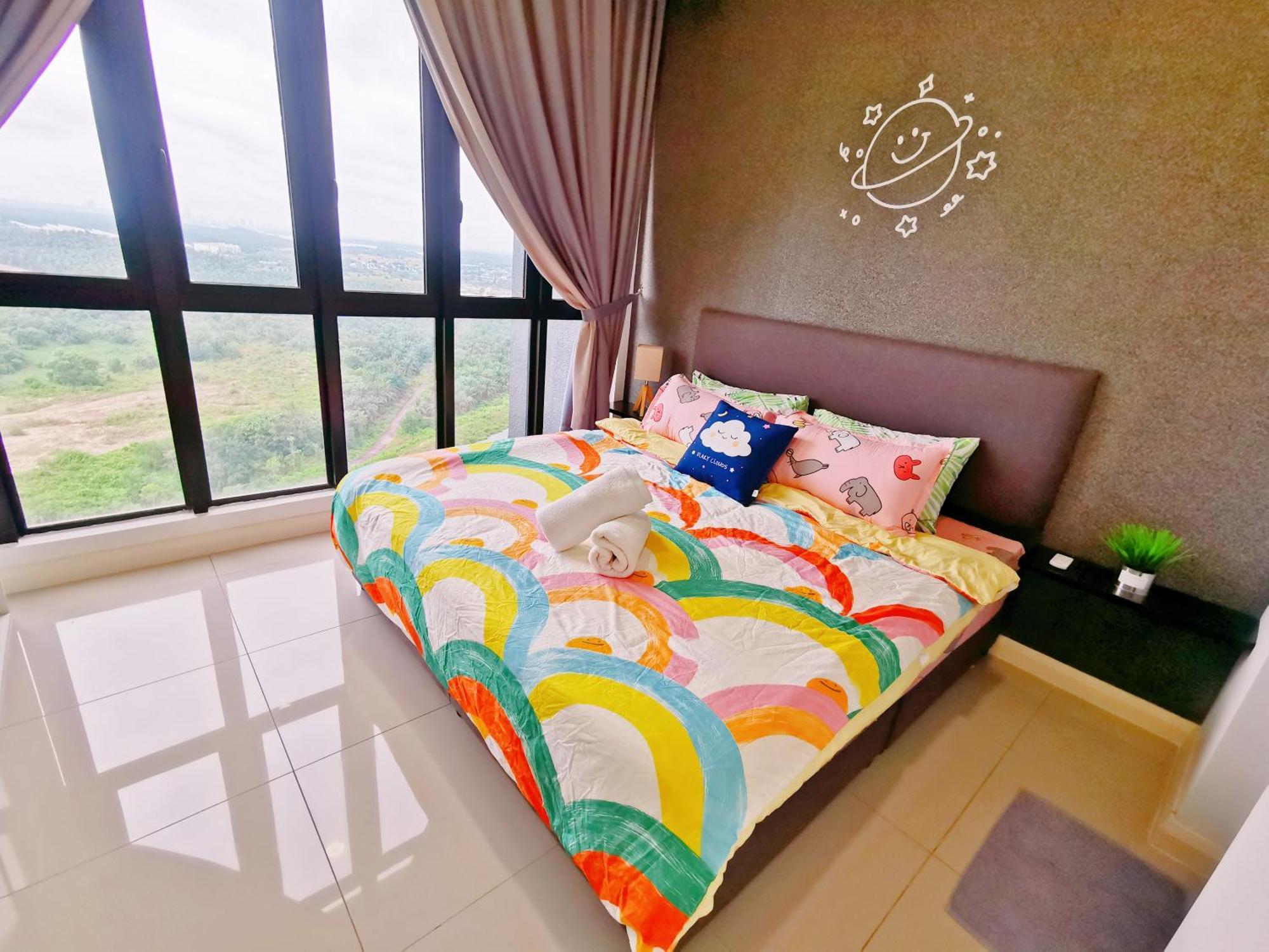 Legoland 3Min Lakeview Happyrainbowsuite 7Pax 2R2B Nusajaya  Eksteriør billede